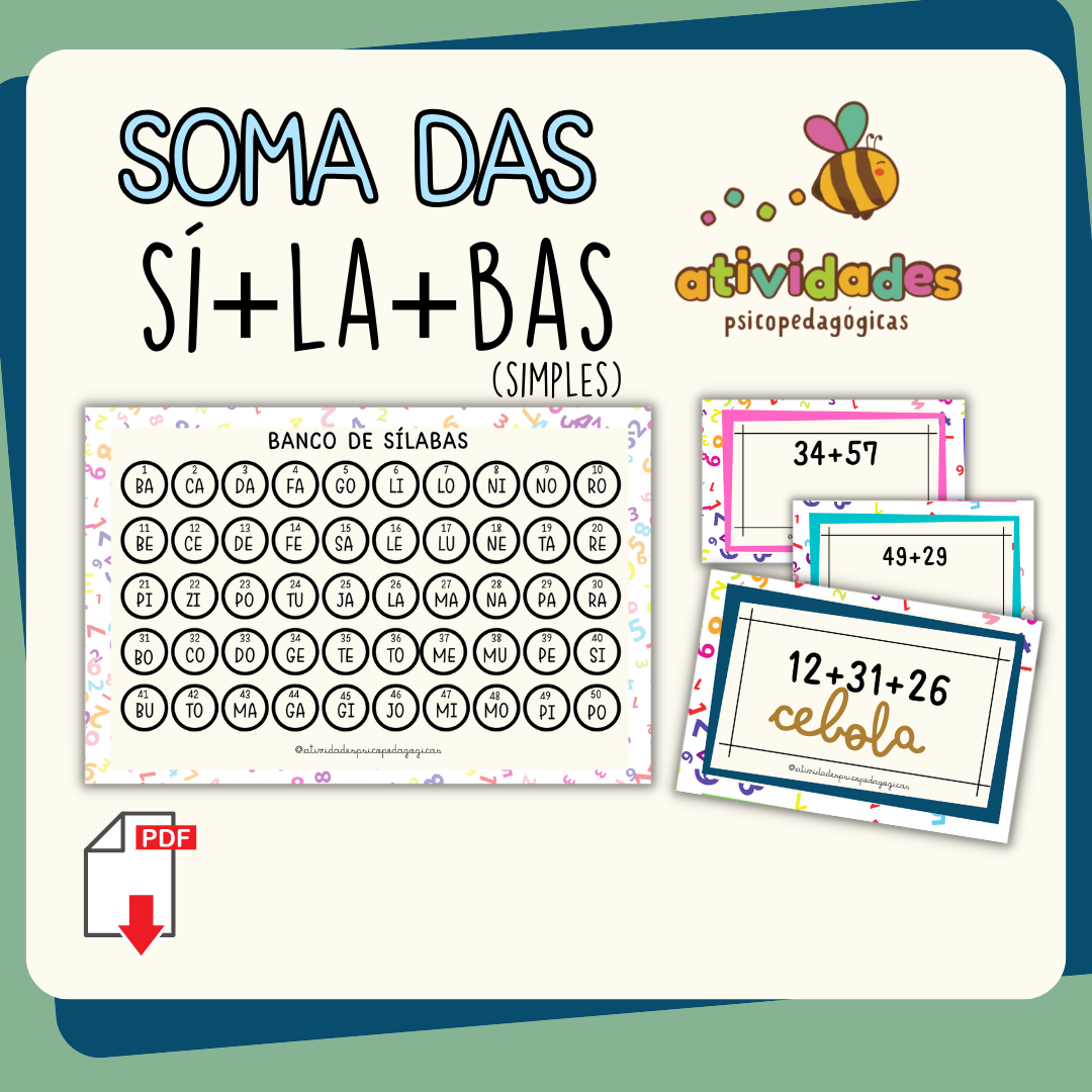 Soma das sílabas (simples)