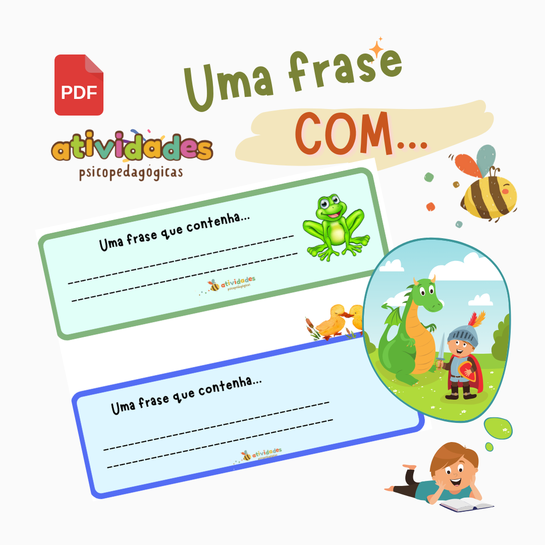 Uma frase com...