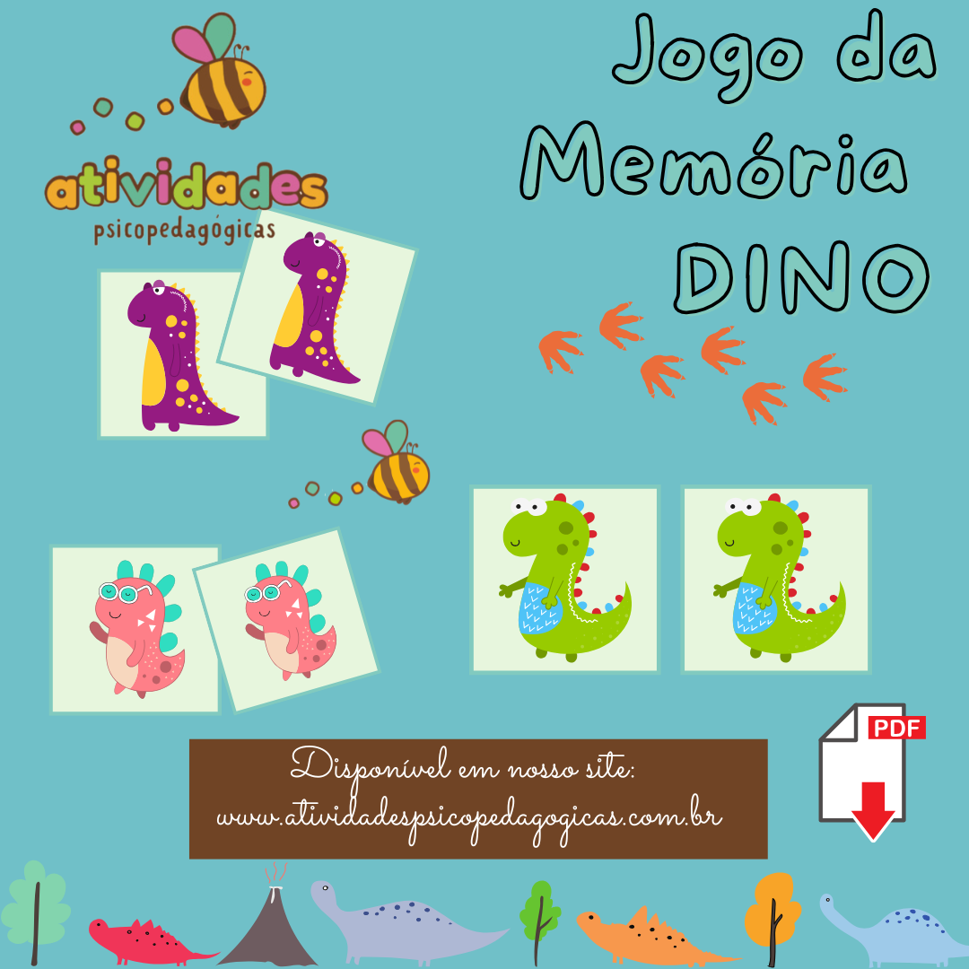 Jogo da Memória Dino