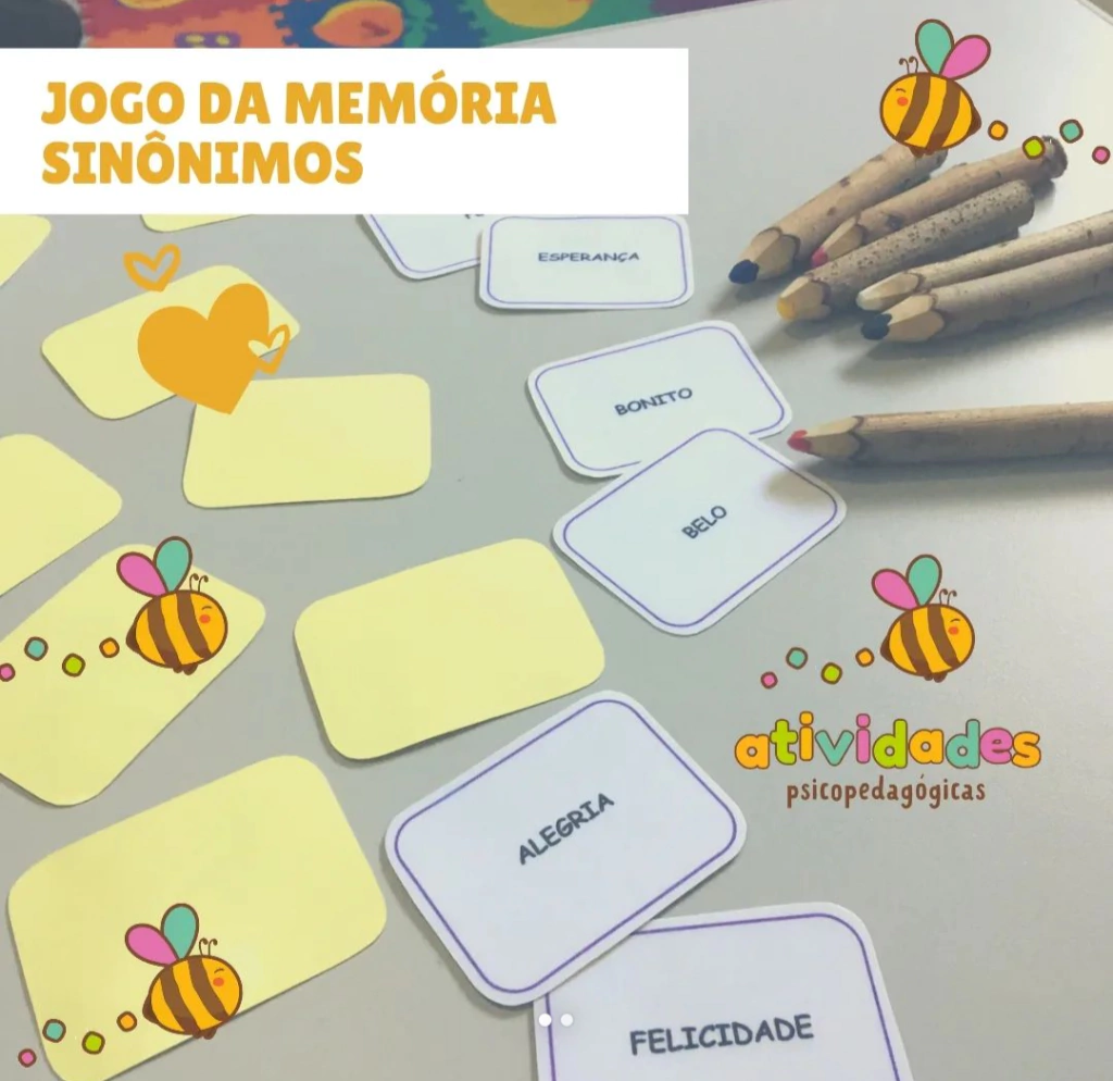 Jogo da Memória Sinônimos