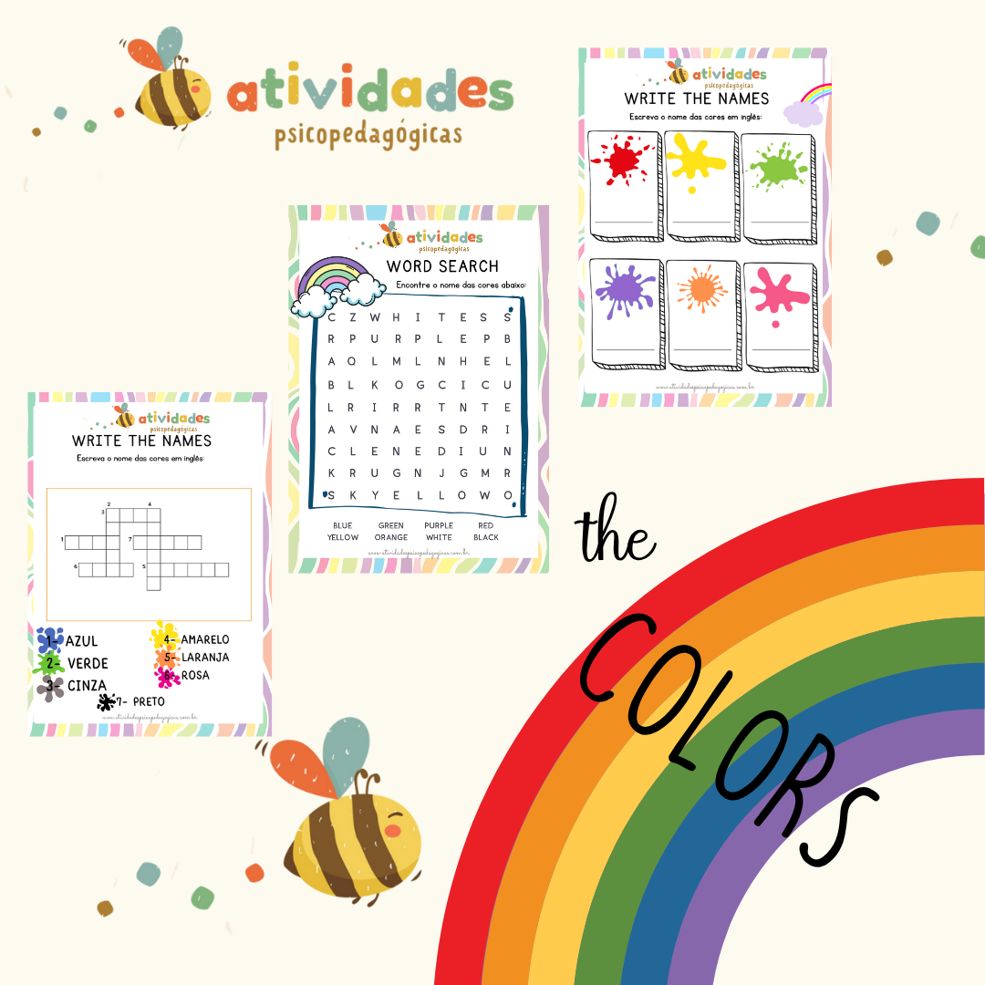 Ebook inglês - Cores