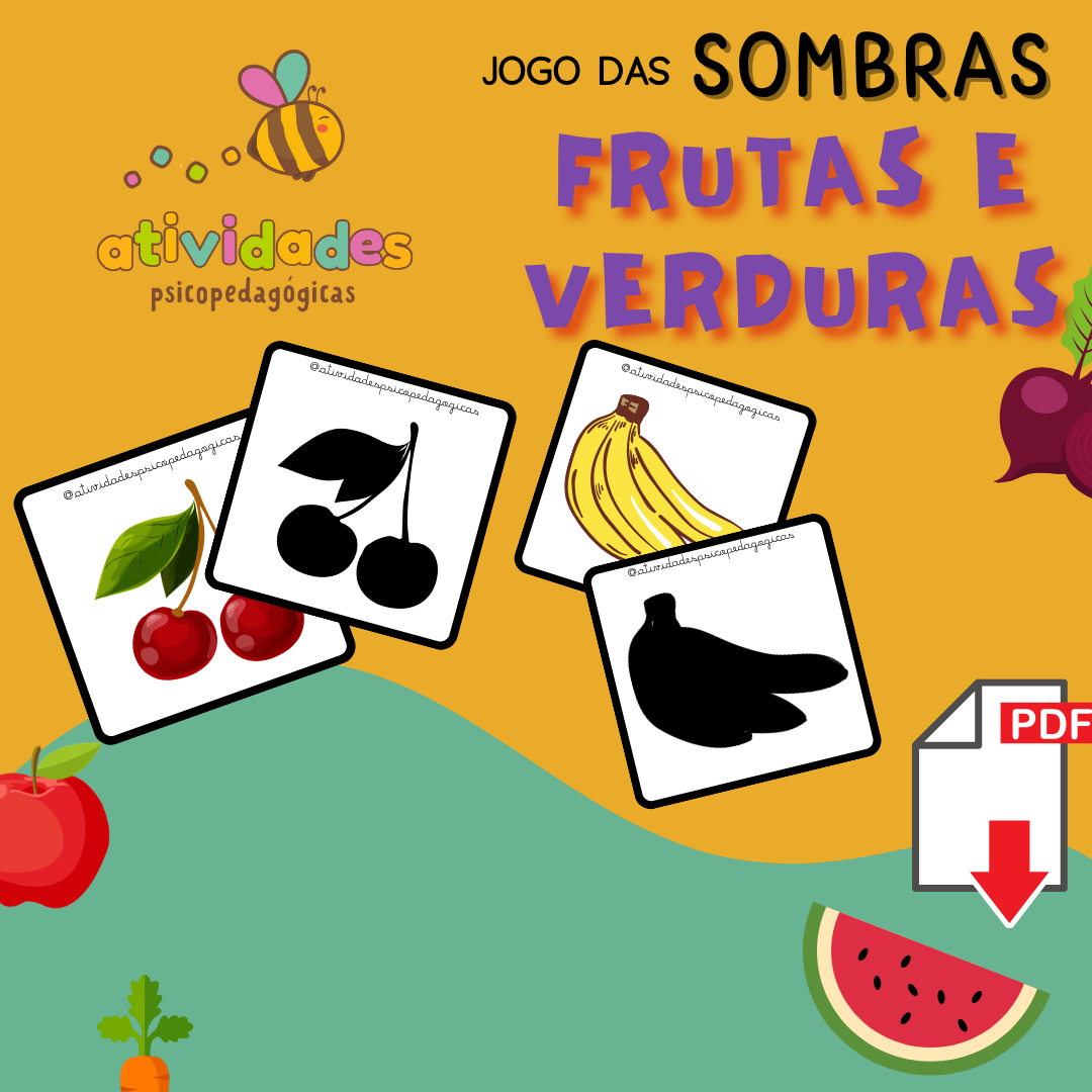 Jogo das sombras (Frutas)