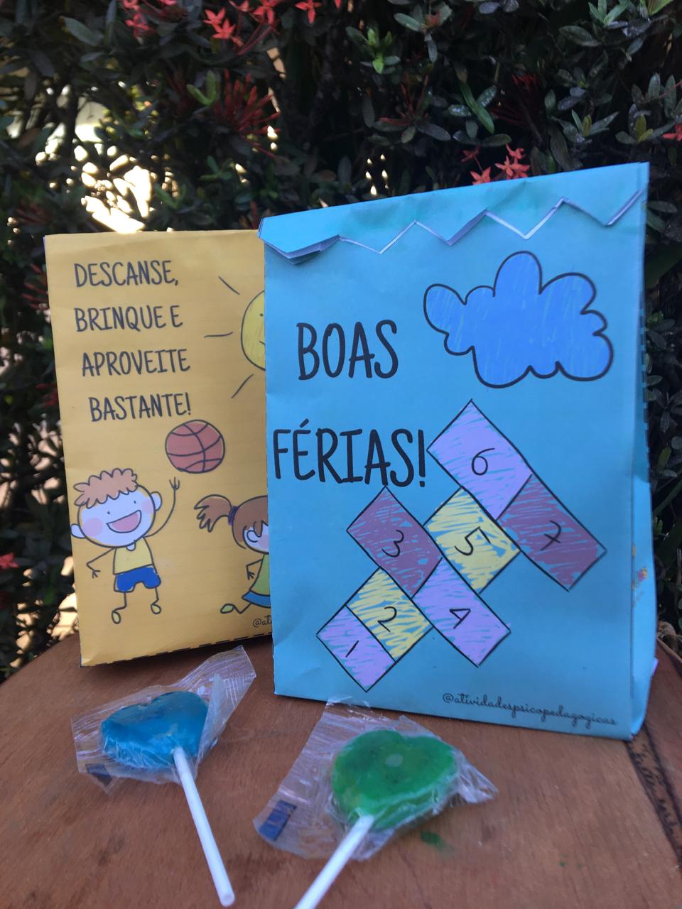 Sacolinha boas férias